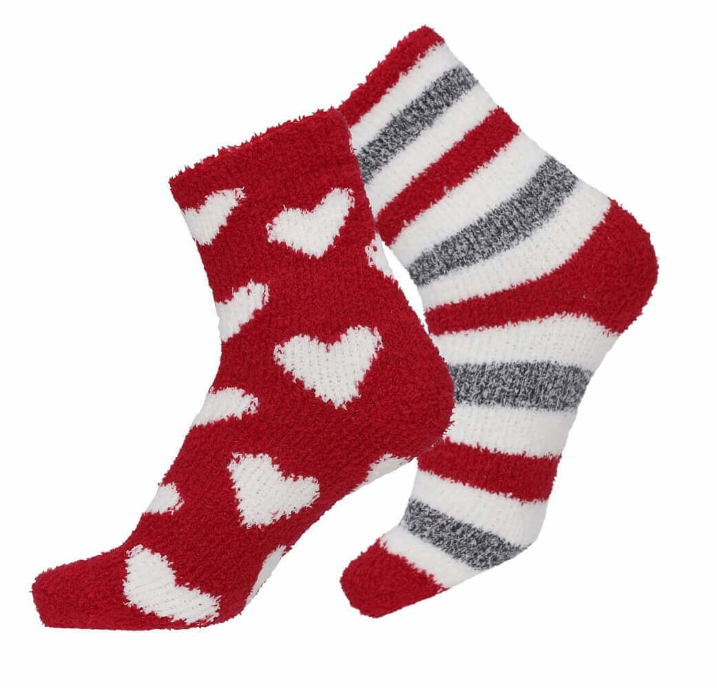 Par Hyggesokker Fra Socks Cph Rød Str