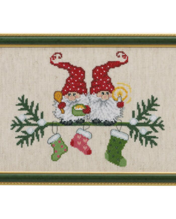 Permin Broderi Nisser Sokker Billede