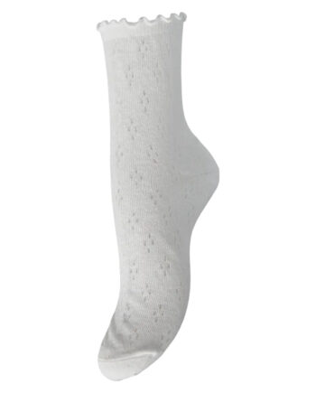 Pieces Dame Strømper Pctherese Bright White