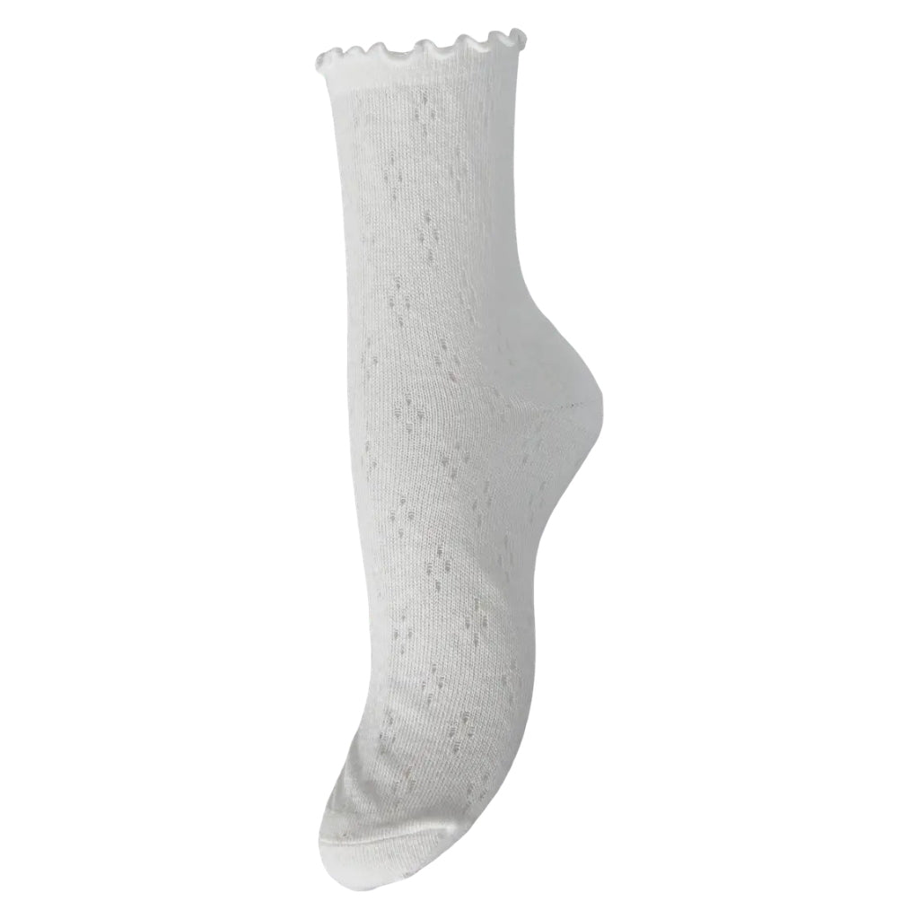Pieces Dame Strømper Pctherese Bright White