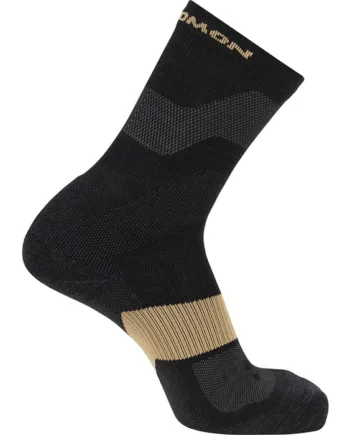 Salomon Ultra Crew Socks Uld Black Kelp Sokker