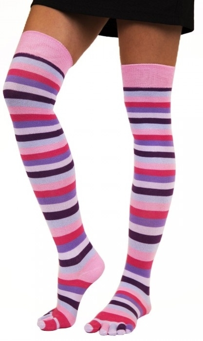 Stribede Tåstrømper Toetoe Over Knee Dream One Size