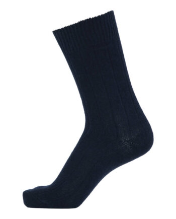 Uldsokker Med Cashmere Til Mænd Navy Str