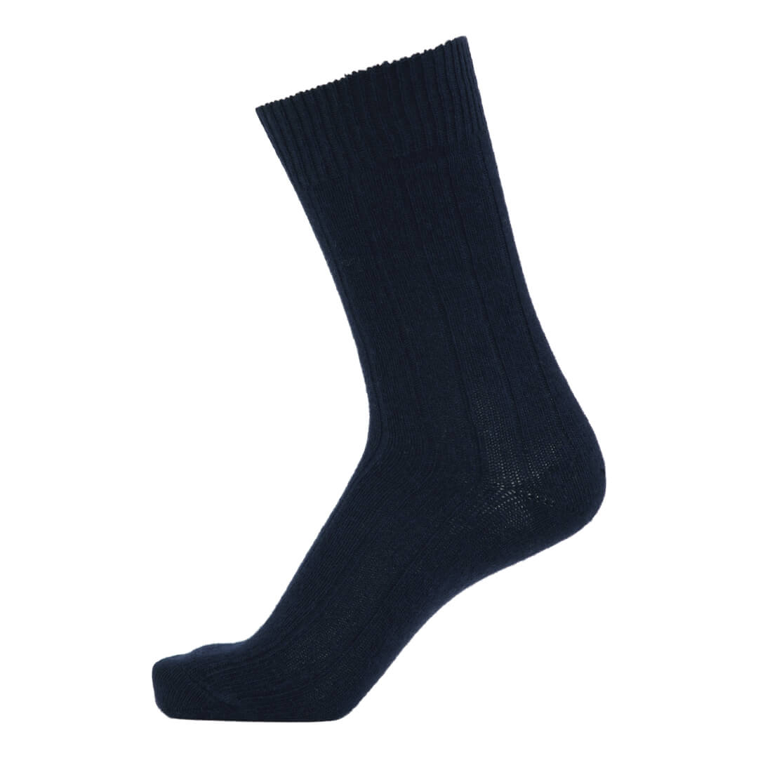 Uldsokker Med Cashmere Til Mænd Navy Str
