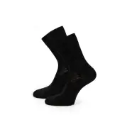 Ulvang Link Thin Crew Sock 2pk Black Str Sokker