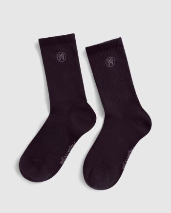 Zoe Deep Plum Socks
