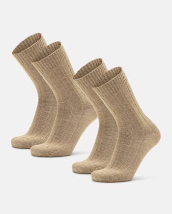 Alpaca Crew Strømper Fra Danish Endurance Beige