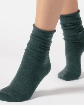 Aoraki Merino Wool Petrol Petroleumsblå Uld Strømper