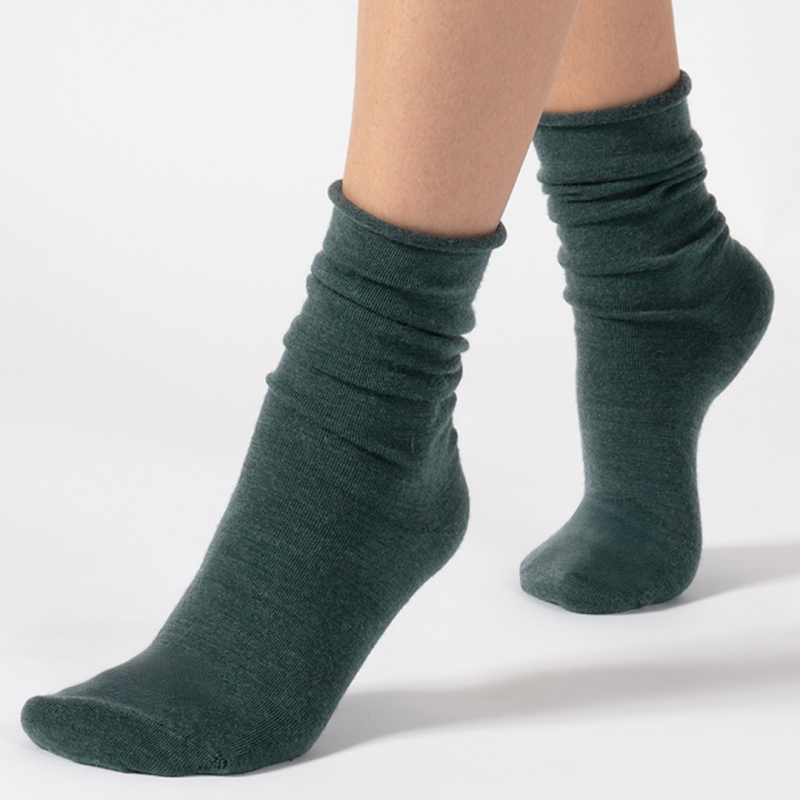 Aoraki Merino Wool Petrol Petroleumsblå Uld Strømper