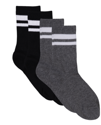 Crossbow Børne Strømper Darkgrey Black