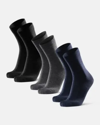 Danish Endurance Merino Crew Strømper Sort  Hvid  Navy