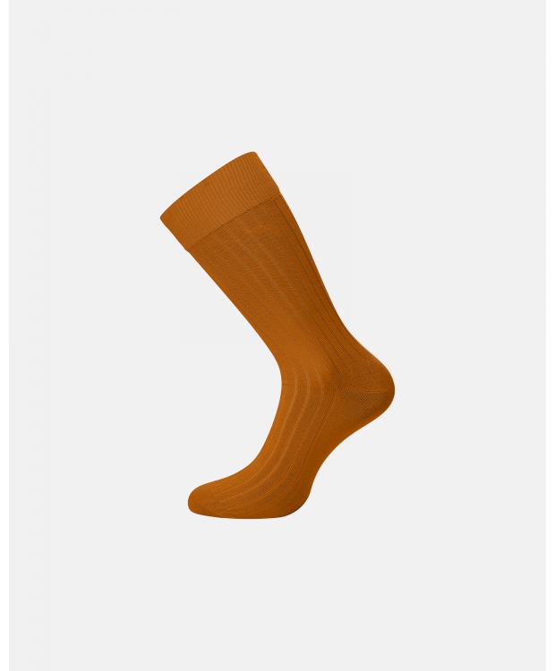 Egtved Bambusstrømper Orange Til Herre
