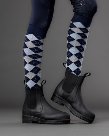 Equipage Lax Knæstrømper Navy Str