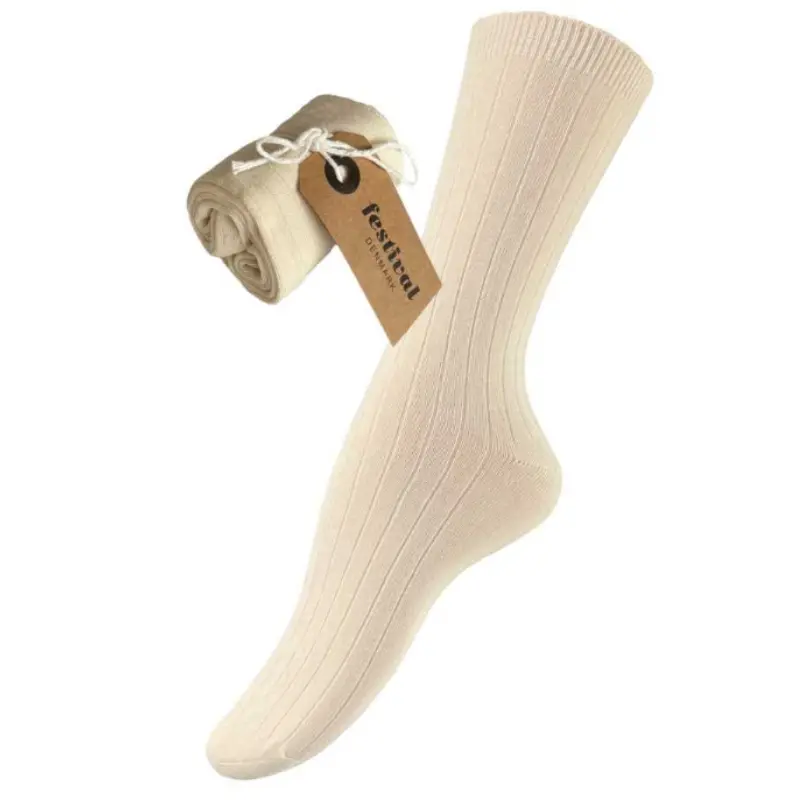 Festival Strømper Bambus Strømper Off White