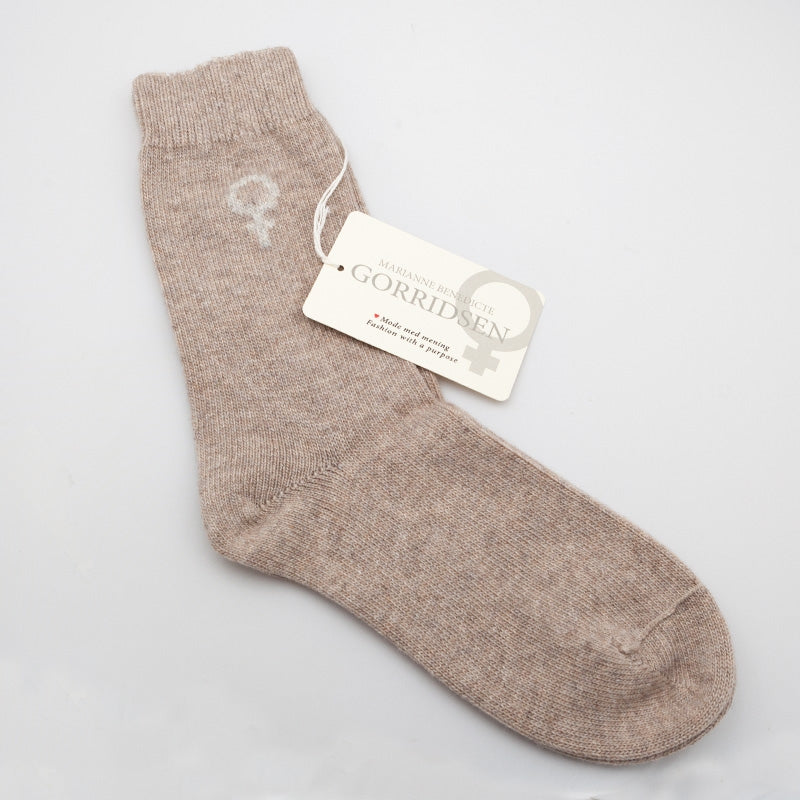 Gorridsen Design Magnolia Uld Strømper Camel