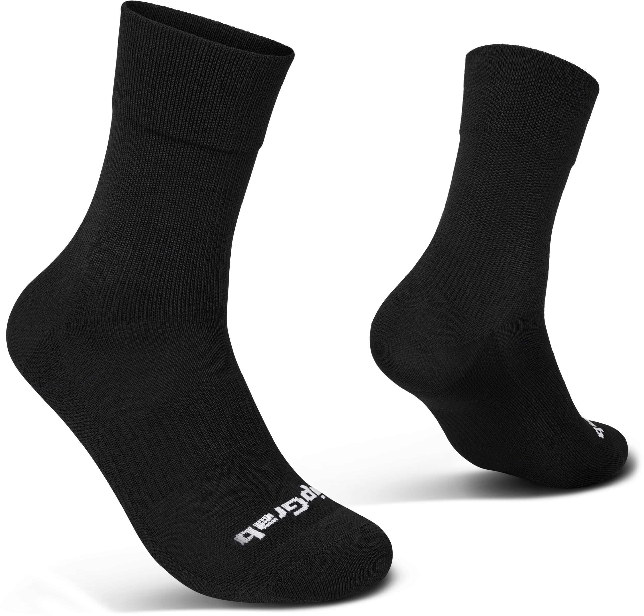 Gripgrab Explr Regular Cut Sokker Black