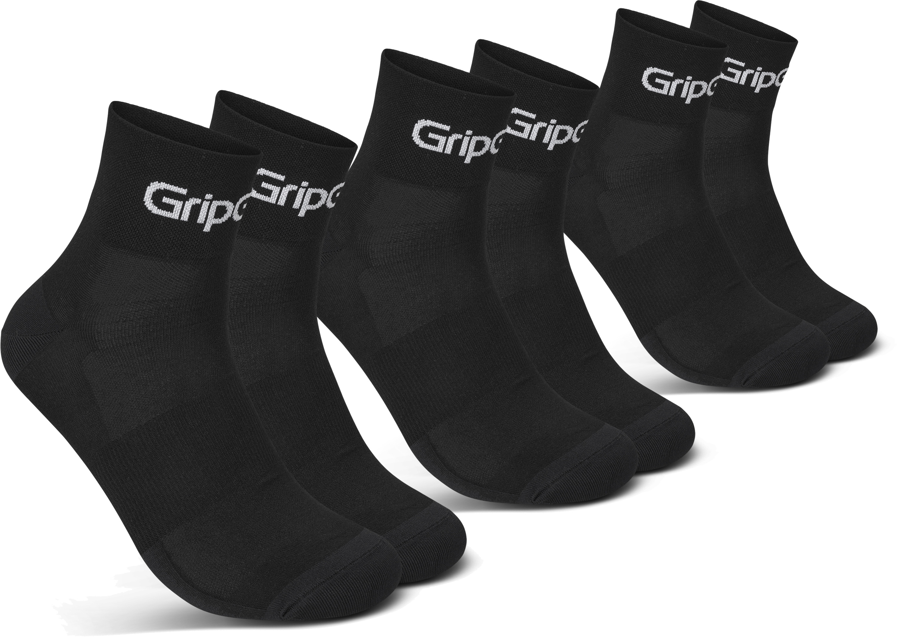 Gripgrab Ride Low Cut Sokker Pack Black
