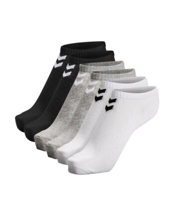 Hummel Chevron Pak Ankelsokker Sort Hvid Grå Outlet