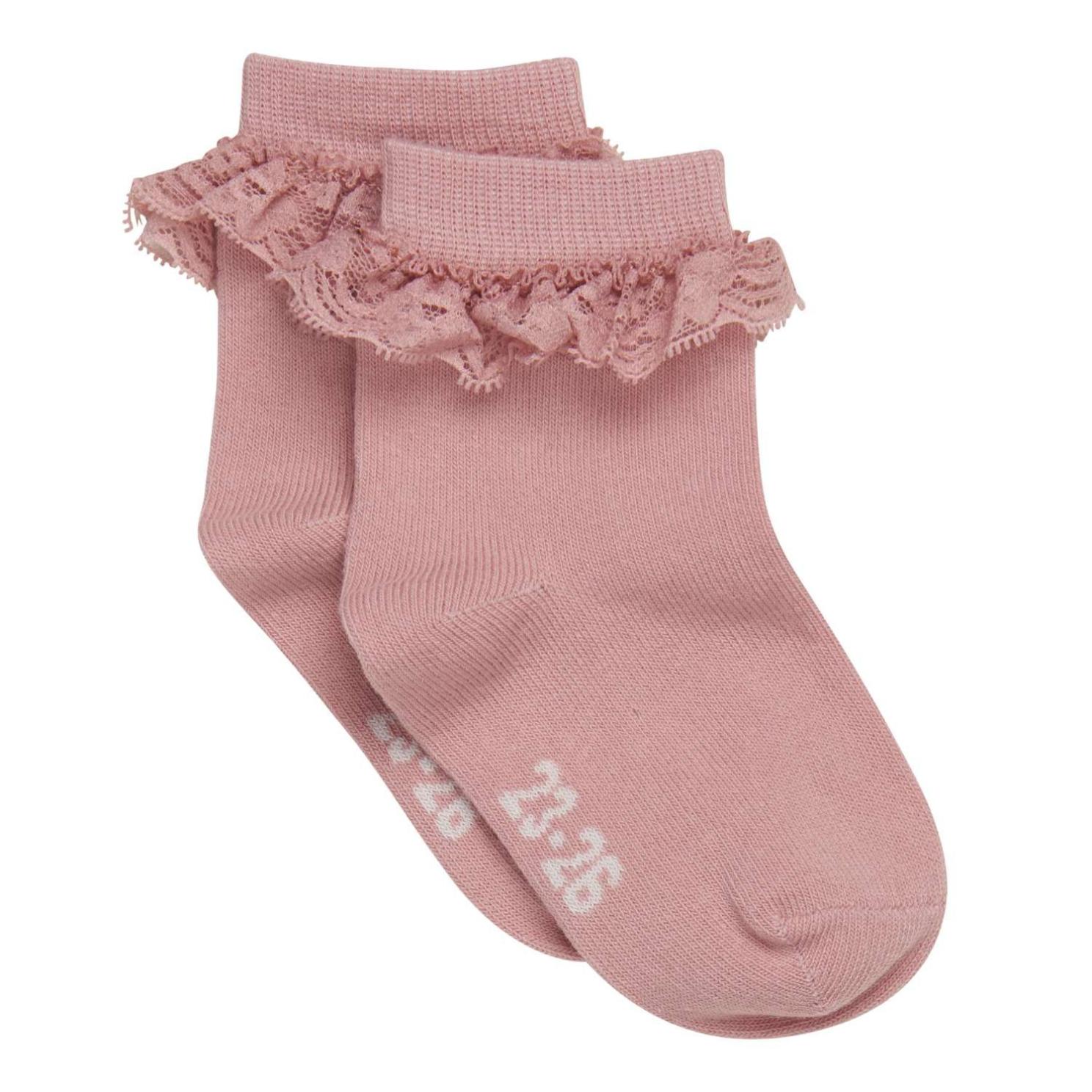 Minymo Pige Strømper Ash Rose