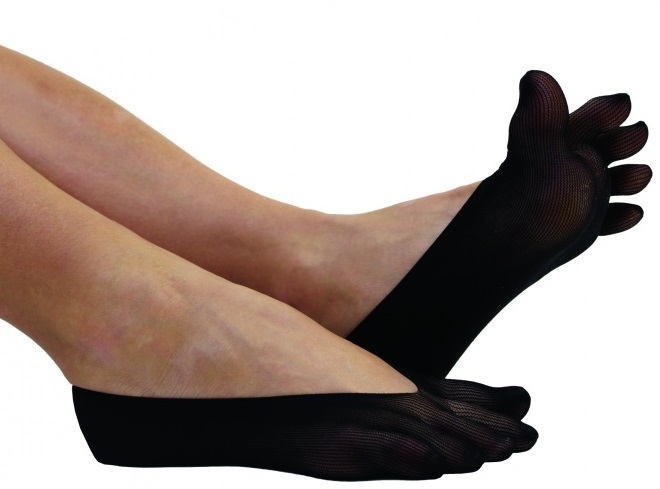 Nylon Foot Cover Toetoe Sort Str