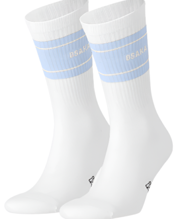 Osaka Strømper Pak White Light Blue