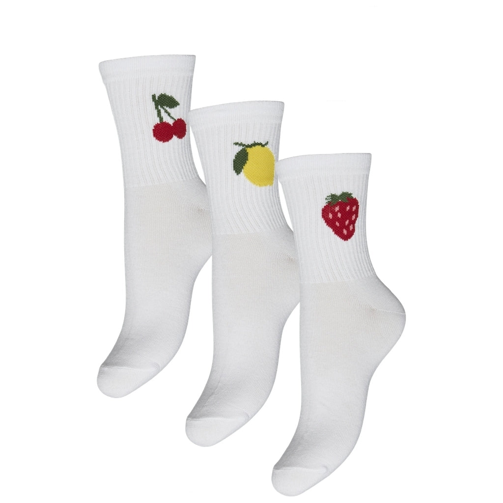 Pieces Dame Strømper Pcsanni Bright White