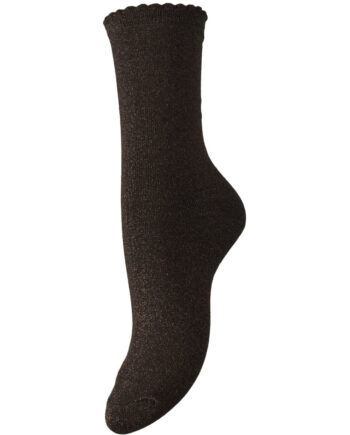 Pieces Dame Strømper Pcsebby Hot Fudge Toned Lurex