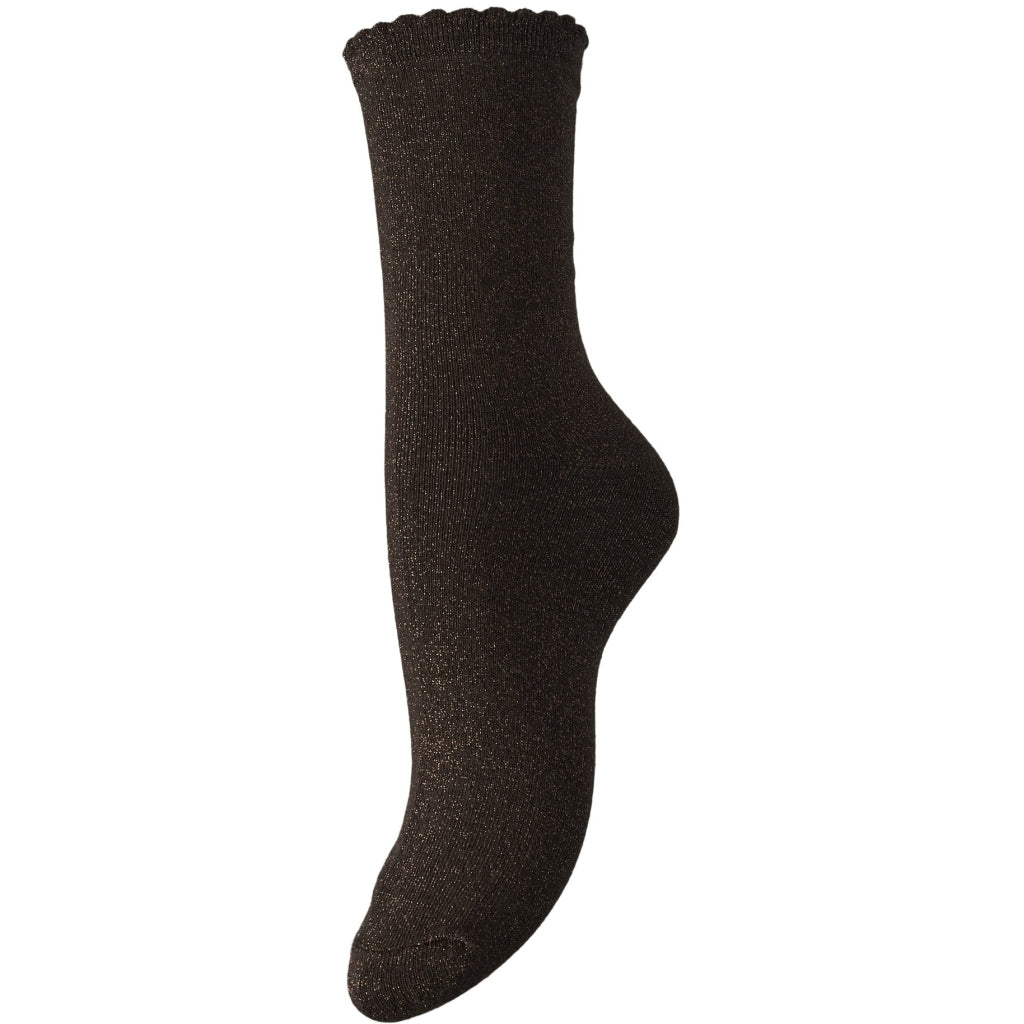 Pieces Dame Strømper Pcsebby Hot Fudge Toned Lurex