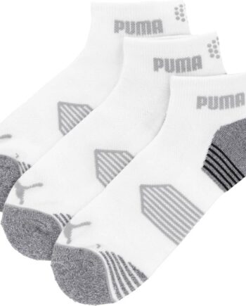 Puma Essential Quater Cut Pak Sokker Bright White Str
