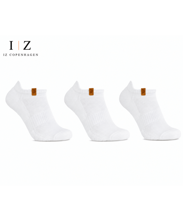 Sock Pak Hvide Bomuldsankelstrømper Unisex