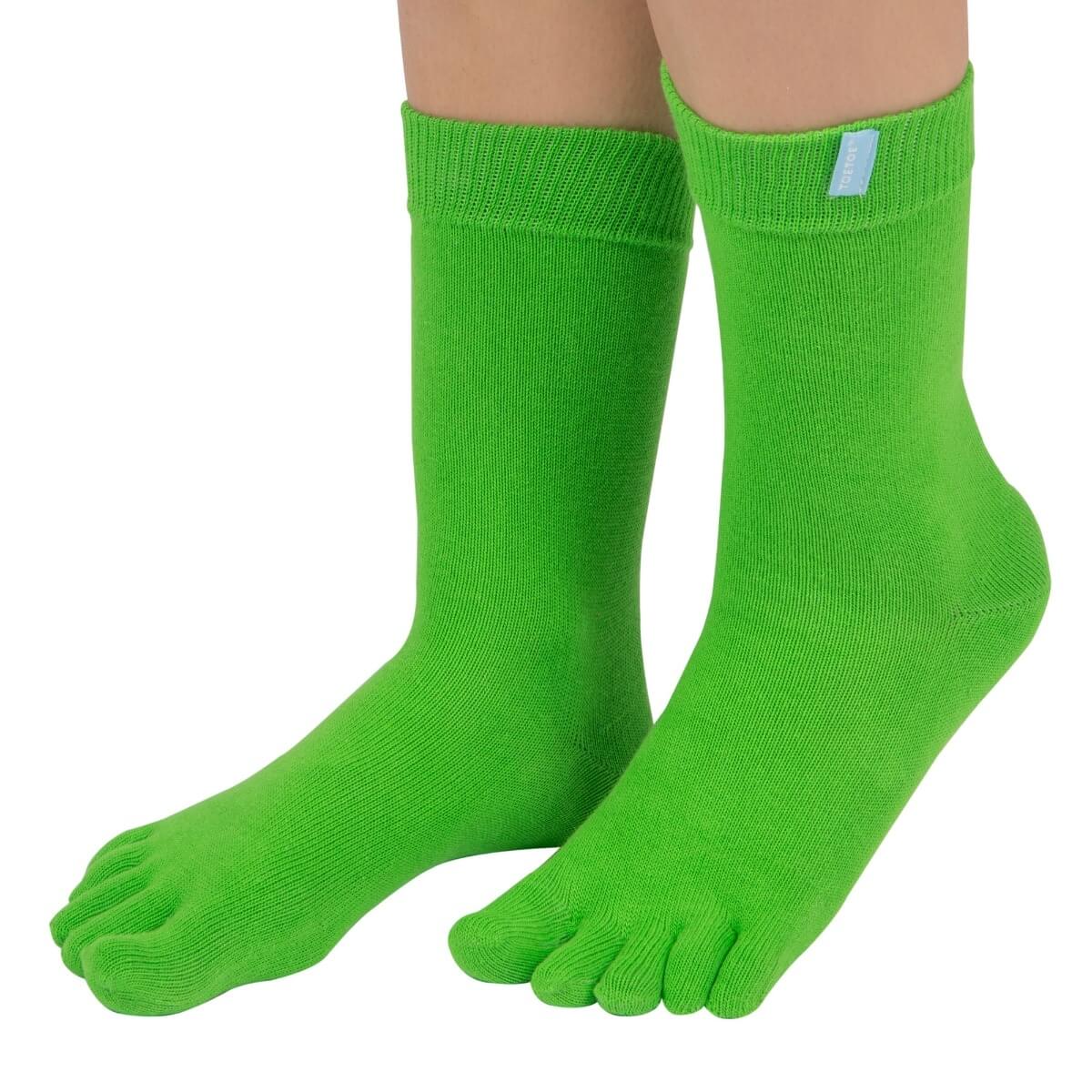 Tåsokker Toetoe Essential Limegrønne One Size