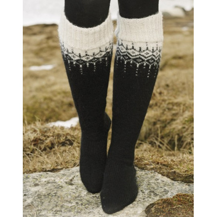 Winter Fantasy Strømper Drops Design Strømper Strikkeopskrift Str