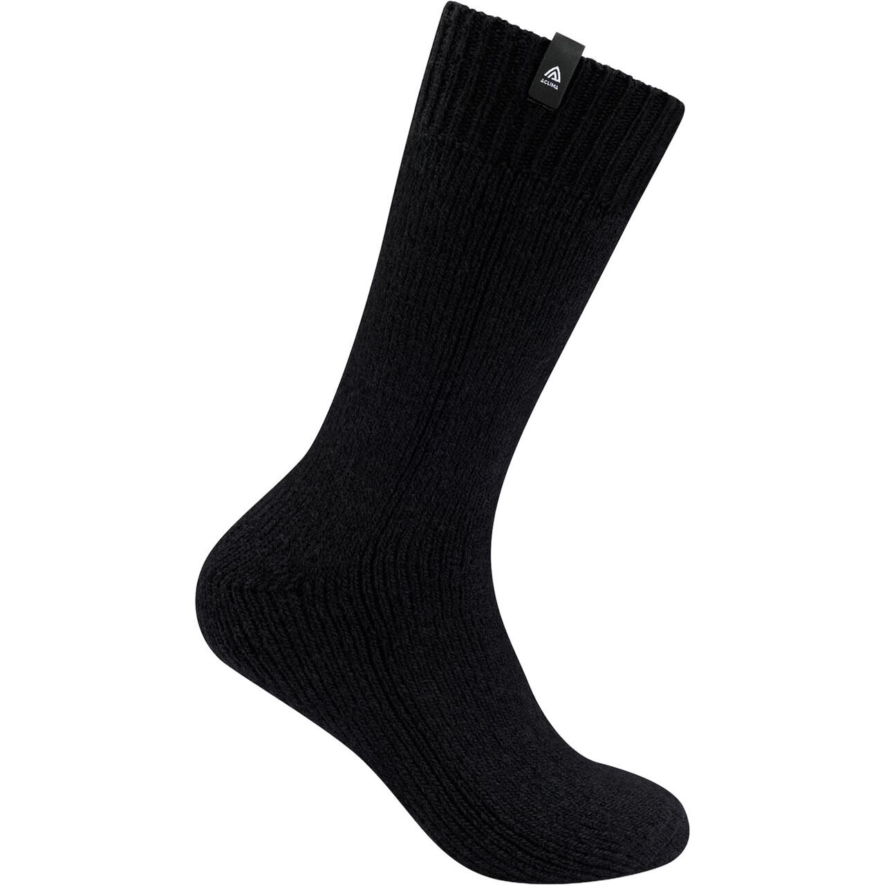 Aclima Heavy Wool Socks Sort Jet Black