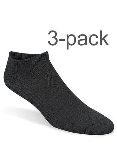Ankelsokker Dame Pak Sort