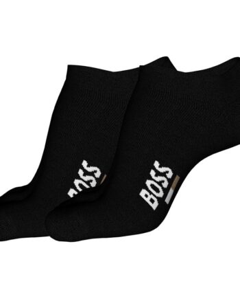 Boss Pak Iconic Logo Ankelstrømper Sort Til Herre