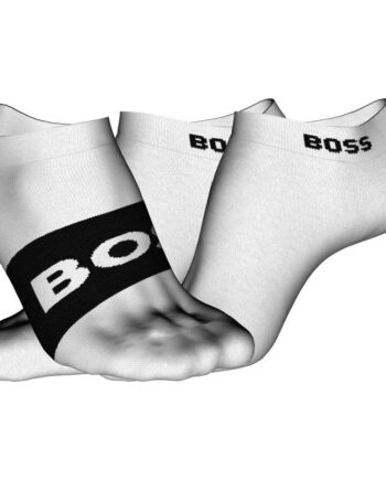 Boss Pak Logo Ankelstrømper Hvid Til Herre