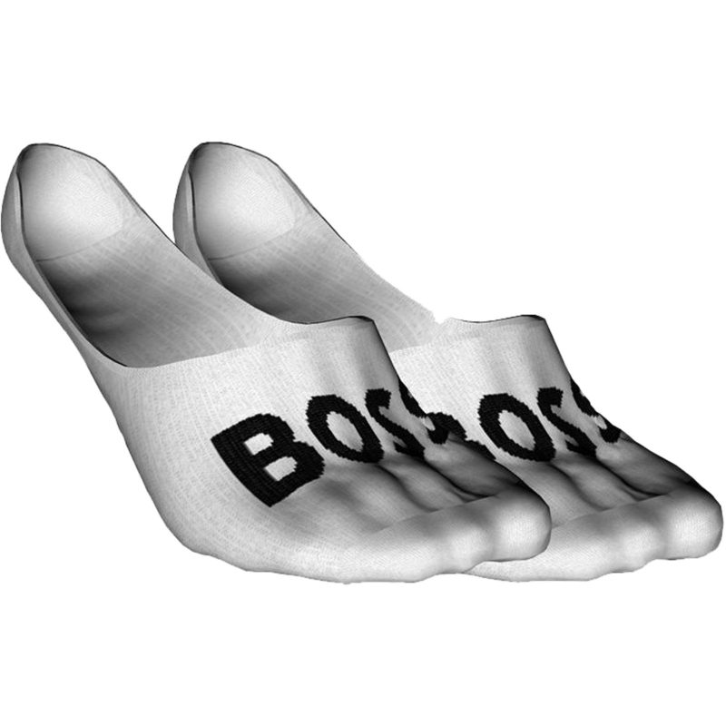 Boss Pak Logo Footies Hvid Til Herre