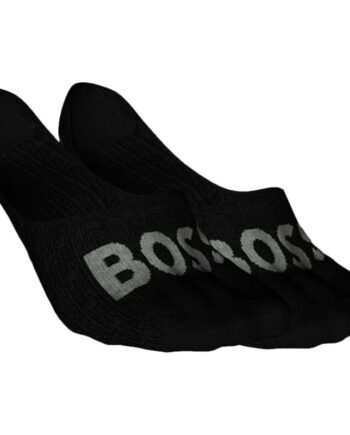 Boss Pak Logo Footies Sort Til Herre