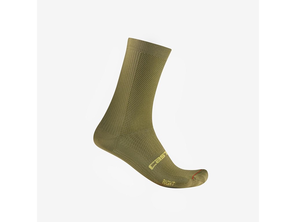 Castelli Espresso Cykelstrømper Sage Strømpe Str :