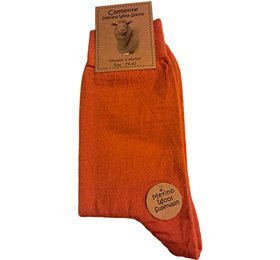 Clemente Merinostrømper Orange Str 1stk