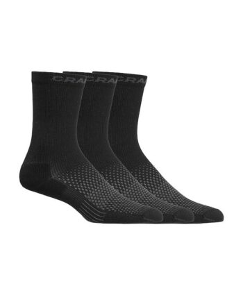 Craft Active High Sock Pack Strømper Sort Str