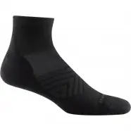Darn Tough Run Ultra Lightweight With Cushion Black Strømper Str