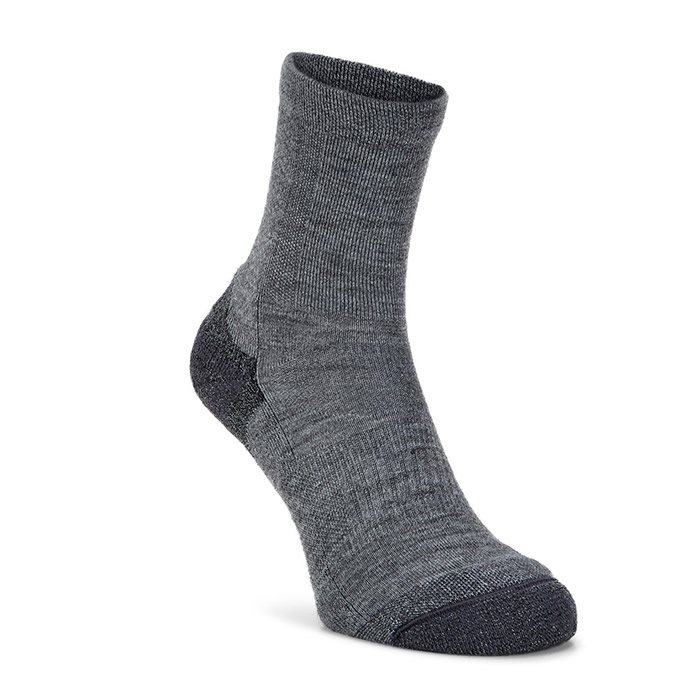 Ecco Outdoor Crew Socks Grå Meleret