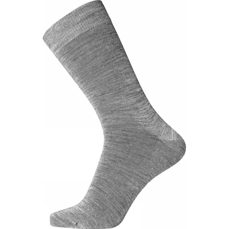Egtved Twin Sock Strømper Uld Bomuld Til Herre Lysegrå