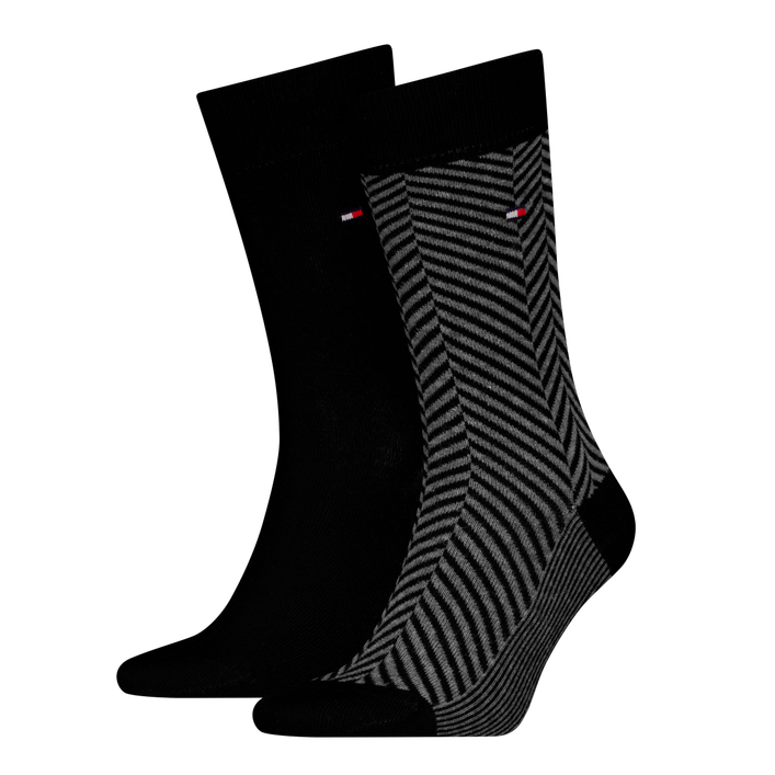 Men Sock Irregular Herringb