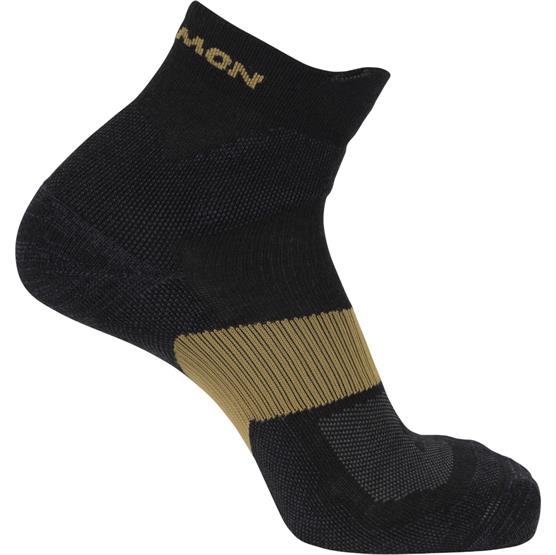 Salomon Ultra Quarter Socks Black Kelp