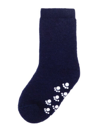Strømper Antislip Uld Navy Joha