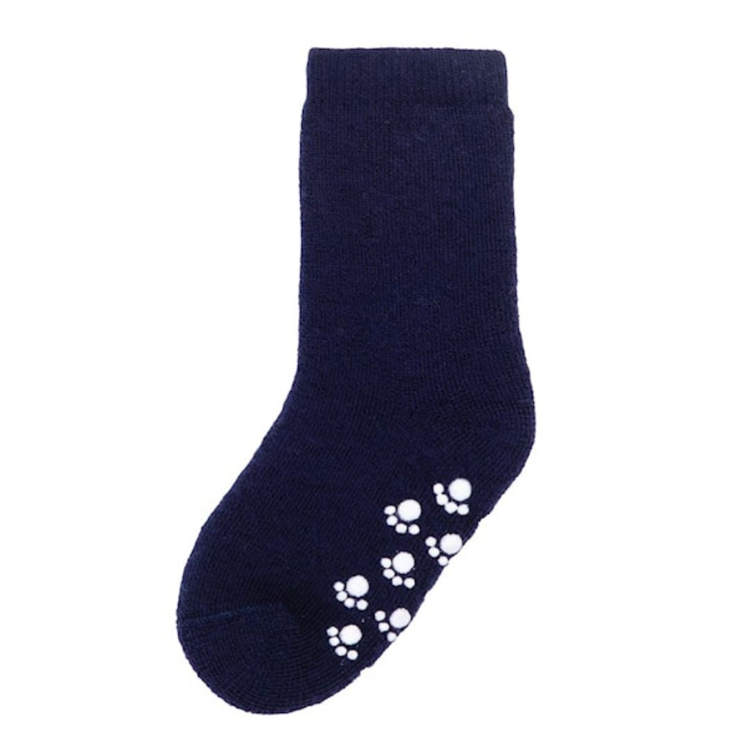 Strømper Antislip Uld Navy Joha