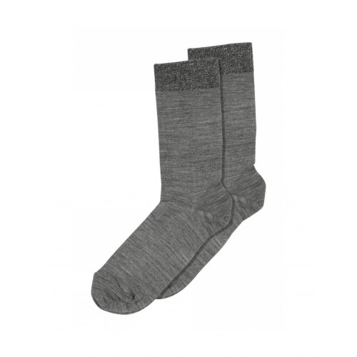Strømper Glimmer Strømper Til Dame Uld Silke Medium Grey