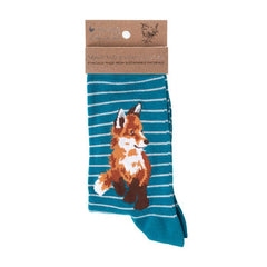 Wrendale Womenamp  Socks Fox Born Wild